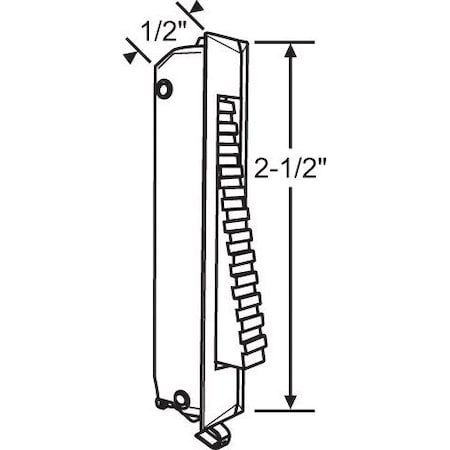 Strybuc White Vent Lock 900-13386